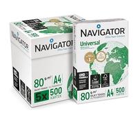 Navigator Universal - Papel A4, 80 g, 5 resmas, 1 paquete, 2500 hojas