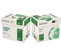 NAVIGATOR universal Papel para fotocopiadora (A4, 80 g/m²), color blanco NAV0317 [5 x 500 hojas]