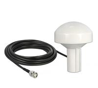 NAVILOCK GNSS Galileo GPS QZSS - Antena Marina (1575 MHz, Conector BNC, 28 dBi, direccional, con Cable de conexión, RG-58 U, 5 m), Color Blanco