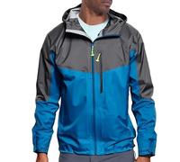 NAVIS MARINE Chaqueta de vadeo ultraligera para hombre, impermeable, transpirable, para pesca y senderismo, Azul lago, Medium