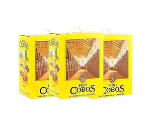 Navisa Fino Cobos Pedro Ximénez Montilla-Moriles Bag in Box 5 L Vino generoso (Caja de 3 Bag in Box de 5 L)