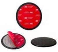 Navitech 80 mm (Paquete Doble) En Disco De Tablero Universal Adhesivo para Automóvil para Ventosas De Parabrisas - Compatible con La Garmin Dezl LGV1020 10" GPS Truck Sat Nav