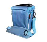 Navitech Bolsa Azul para Cámara DSLR SLR - Compatible con la Panasonic LUMIX G97 Mirrorless Camera