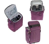 Navitech Bolsa Morada para Cámara Prismático - Compatible con la Bresser Travel 8x42 Prismáticos
