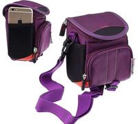 Navitech Bolsa Morada para Cámara Prismático - Compatible con la Nikon Trailblazer 8x25 ATB Prismáticos