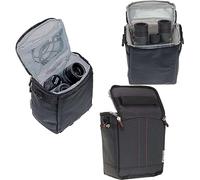 Navitech Bolsa Negra para Cámara Prismático - Compatible con la Kodak BCS200 8x21 Binocular
