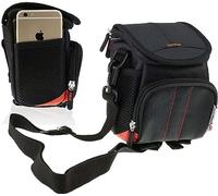 Navitech Bolsa Negra para Cámara Prismático - Compatible con la USCAMEL 8×21 Compact Prismáticos