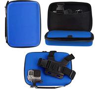 Navitech Estuche duro de cámara de acción azul - Compatible con GoPro HERO11 Negro - Cámara de Acción Impermeable