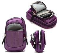 Navitech - Estuche Morada para Cámara - Compatible con la Panasonic LUMIX DC-TZ99E-K Compact Camera