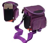Navitech Estuche Morado para Cámara - Compatible con la PANASONIC LUMIX ZS200 4K Digital Camera
