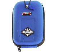 Navitech Estuche Rígido Azul EVA Telémetros con Mosquetón - Compatible con la Shot Scope Pro LX de Golf Telémetro