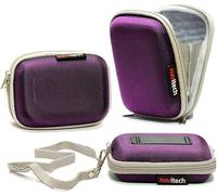 Navitech Estuche Rígido Morada para Cáma - Compatible con la AgfaPhoto Realishot DC5100 Camera