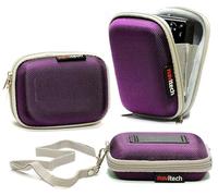 Navitech Estuche Rígido Morado para Cáma - Compatible con la Nikon Coolpix A10 Camera