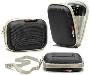 Navitech Estuche Rígido Negra para Cáma - Compatible con la Agfaphoto Realishot DC5200 Digital Cámara