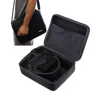 Navitech Estuche Rígido Negro Resistente con Correa para El Hombro - Compatible con elh Pimax Crystal VR Headset