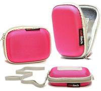 Navitech Estuche Rígido Rosa para Cáma - Compatible con la Kodak PIXPRO FZ55-RD 16MP Digital Camera
