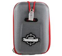 Navitech Estuche Rígido/Tapa Gris EVA Telémetros con Mosquetón Compatible con El Bushnell Golf Pro X7 Jolt Tournament Edition Laser Telémetros