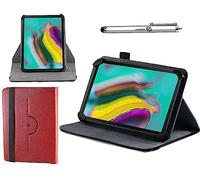 Navitech Estuche Rojas con Lápiz - Compatible con La Lenovo Tab One 8.7" Tablet
