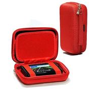 Navitech Funda GPS Roja Compatible con la Vapourd 5 Pulgada Sat Nav
