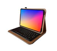 Navitech Funda negra giratoria con teclado Bluetooth compatible con tablet Lenovo Legion Y700 de 8.8 pulgadas