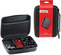 Navitech - Funda rígida para cámara de acción (compatible con AKASO V50 Pro, cámara de acción), color negro