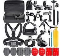 Navitech Kit Combinado De Accesorios para Cámara De Acción 18-en-1 - Compatible con la AKASO V50 Pro Cámara De Acción