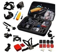 Navitech Kit Combinado De Accesorios para Cámara De Acción 30-en-1 - Compatible con la Yolansin 4K 60FPS Waterproof Cámara De Acción