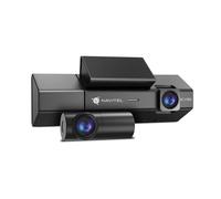 Navitel RC3 Pro Dash Cam 3 Canales Frontal, Trasera e Interior Cámara - 135 Gran Angular Cámara Frontal, 1920x1080 Full HD, Pantalla táctil de 3.16 pulgadas, Cámara Interior Infrarrojos, Velocímetro y