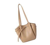 Navna 1. Bolso bandolera vintage de piel sintética, espacioso, resistente al agua, para mujer, para oficina, viajes y viajes, a la moda, casual, para desarmar, Khaki, One Size