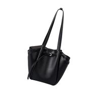 Navna 1. Bolso bandolera vintage de piel sintética, espacioso, resistente al agua, para mujer, para oficina, viajes y viajes, a la moda, casual, para desarmar, Black, One Size