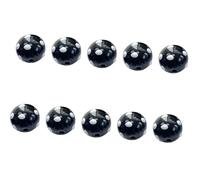 Navna 10 cuentas pintadas a mano de cristal de 8 mm para hacer pulseras y collares, suministros de manualidades para el hogar, actividades artísticas, manualidades para joyería