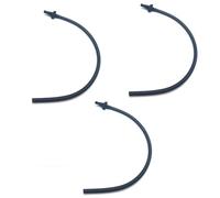 Navna 3 mangueras de silicona para leche de alta temperatura, instalación rápida y ordenada, la mayoría de máquinas de espumación, manguera espumadora de elastómero inmune al calor