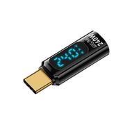 Navna Adaptador convertidor de pantalla digital tipo C de 240 W de carga y transferencia de datos de 40 Gbps para entusiastas de la tecnología, adaptador USB C profesional con pantalla digital
