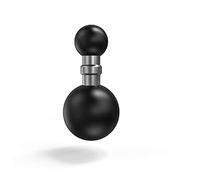 Navna Adaptador de montaje de bola doble de 25 mm a 15 mm, 17 mm, 25 mm, doble bola para cabeza para cámara de acción, soporte para teléfono inteligente, convertidor de soporte para parabrisas