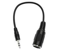 Navna Adaptador DIN hembra de 5 pines a adaptador de sonido macho de 3,5 mm, cable DIN de 5 pines a 3,5 mm para instrumentos musicales, equipo de sonido, cable mezclador profesional