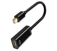 Navna Adaptador Miniture de alta calidad DisplayPort a Hdtv 4K con música para monitores de escritorio de laptop, configuraciones de viajes, uso DisplayPort a HDMI convertidores
