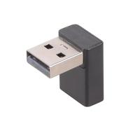 Navna Adaptador USB 3.0 de 90 grados en ángulo recto macho a hembra para laptop, PC, adaptador de carga USB, convertidor de extensión