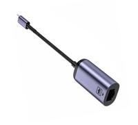 Navna Adaptador USB C a Ethernet tipo a RJ45 macho, conexión directa, red de 100 Mbps para laptop, accesorios de escritorio, adaptador USB Gigabit