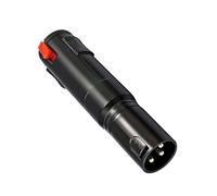 Navna Adaptador XLR macho de 6,35 mm de 1/4 a 3 pines para consolas de mezcla, amplificadores de potencia e interfaces auditivas
