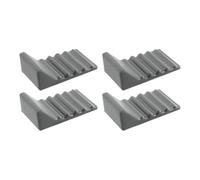 Navna Almohadilla protectora de silicona para cubo de basura que evita daños, instalación sencilla para el hogar, alfombrilla impermeable para cubo de basura