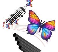 Navna Atractivo peaje de viento de metal hecho para espacios al aire libre con acabados brillantes y sonidos armoniosos para una fácil instalación de carillones amigables