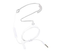 Navna Auriculares de una sola oreja de 1,25 m, control de micrófono de 3,5 mm y protección contra la radiación, seguros en varios dispositivos sin radiación, auriculares de un solo oído