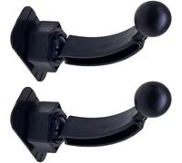 Navna Base de montaje adhesiva doble de 17 mm, adaptador de soporte para teléfono, ángulos de visión ajustables para soporte de teléfono de coche, adaptador de doble montaje