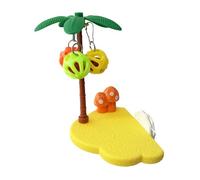 Navna Bolas masticables interactivas de loros para la salud del pico y el alivio del estrés, juguete de enriquecimiento de aves