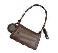 Navna Bolso bandolera de piel sintética Itabag para mujer, a la moda, para citas, simple hombro para exhibición de pines, bonito hombro de piel sintética Itabag, simple cruzado, citas a la moda, Color