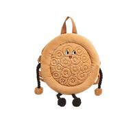 Navna Bolso de hombro de felpa suave con diseño único de pan plano, ligero y práctico bolso cruzado de felpa con múltiples bolsillos, organizador de hombro, b, One Size