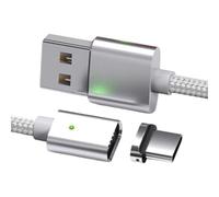 Navna Cable USB a tipo C de velocidad rápida con conector reforzado y cubierta trenzada tipo C MagneticS