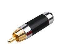 Navna Conector macho de alta resistencia, cable de video y sonido, adaptador de altavoz, montaje en panel, accesorios de salida