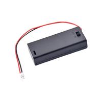 Navna Contenedor de batería resistente de 2 celdas 3A con resortes chapados para una mayor conductividad y longevidad