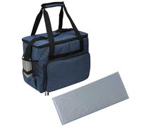 Navna Funda de transporte para máquina de coser con correa de hombro extraíble, Blue